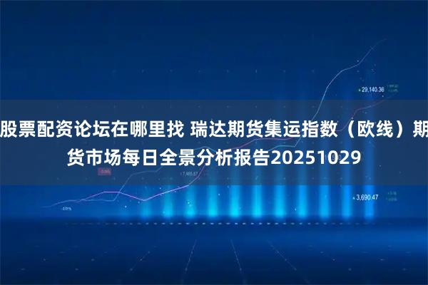 股票配资论坛在哪里找 瑞达期货集运指数（欧线）期货市场每日全景分析报告20251029